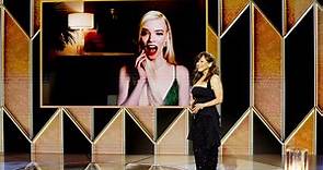 Anya Taylor Joy Accepts Golden Globe for The Queen's Gambit with - video Dailymotion