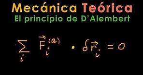 1 - Mecánica Teórica [Principio de D'Alembert]