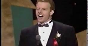 Scott Waara wins 1992 Tony Award for Best Featured Actor in a Musical