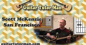San Francisco - Scott McKenzie - Acoustic Guitar Lesson