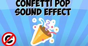 Confetti Pop Sound Effect HD (Copyright Free)