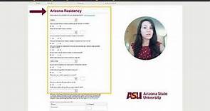 How to apply to ASU Online - Step 4: Residency