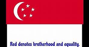 The National Flag of Singapore explained