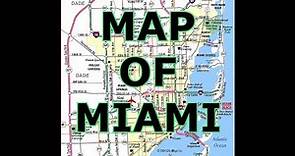 MAP OF MIAMI [ FLORIDA ]