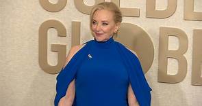 J. Smith-Cameron delights in blue at the Golden Globes 2024