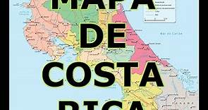 MAPA DE COSTA RICA