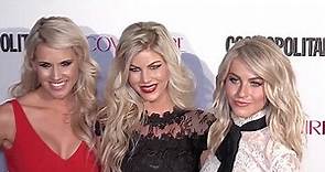 Julianne Hough and her sisters at Cosmo's 50th Birthday bash