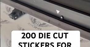 Making custom die cut stickers
