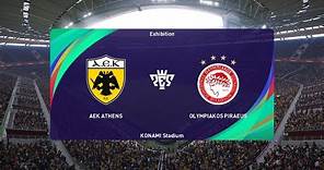 AEK Athens VS Olympiakos Piraeus Live Match | Greece Super League Live Match