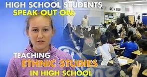 El Rancho High School students speak out on the importance of Ethnic Studies