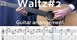 Elliott Smith (Waltz #2 | Play-Along Tab | Fingerstyle )