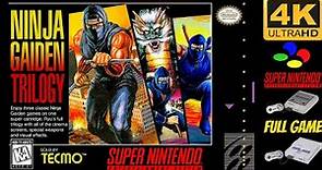 Ninja Gaiden Trilogy [SNES] Gameplay Walkthrough FULL GAME [4K60ᶠᵖˢ🔴]