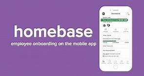 Employee Onboarding on the Mobile App - Homebase