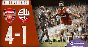 Carlos Vela scores a Wengerball team goal! | Arsenal 4-1 Bolton | Sept 11, 2010