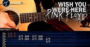 Como tocar Wish You Were Here PINK FLOYD en guitarra | Parte 1 Solo