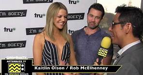 Kaitlin Olson and Rob McElhenney I I'm Sorry Premiere I 2017