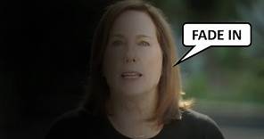 Kathleen Kennedy fades in and fades out