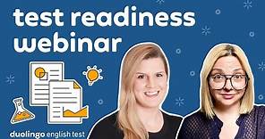 Getting ready to take the Duolingo English Test | A Webinar with the University of Pennsylvania ELP