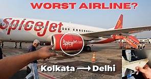 Flying SPICEJET B737-800 | Kolkata to Delhi | The SPICY Airline of all time!