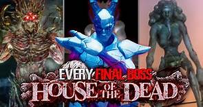 【4K60ᶠᵖˢ】EVERY FINAL BOSS HOUSE OF THE DEAD (1996 - 2022) and their Death Scene