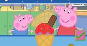 Peppa Pig Sports Day: Make Ice Cream Part 1 - iPad app demo for kids - Ellie
