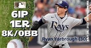 Ryan Yarbrough | July 28, 2022 | MLB highlights