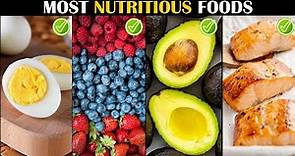 Most Nutrient-Dense Foods (Superfoods) On The Planet |Most Nutritious Foods