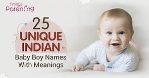 Indian Names for Baby Boy with Meanings