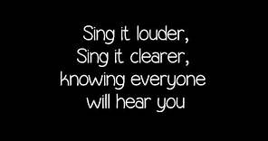 Sing - Gary Barlow & the commonwealth band lyrics
