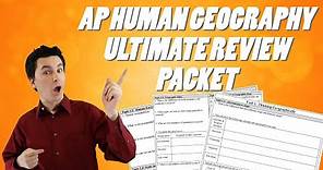 How to Study for AP Human Geography (THE ULTIMATE REVIEW PACKET)