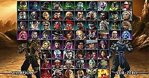 Mortal Kombat Armageddon - All Characters List PS2 Gameplay HD (PCSX2)