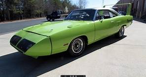 1970 Plymouth Road Runner Superbird Start Up, Exhaust, and In Depth Review