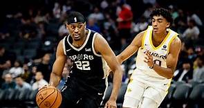 Highlights: Malaki Branham's 32 PTS, 5 REB vs Lakers | San Antonio Spurs California Classic