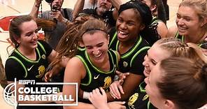 Sabrina Ionescu makes history in Stanford vs. Oregon | Women’s College Basketball Highlights