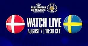 FINAL: Denmark v Sweden | Full Basketball Game | FIBA U18 European Championship 2022 - Division B