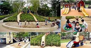 〔新竹親子景點〕中央公園~四座特色溜滑梯怎麼溜都好玩~巨城週邊特色公園