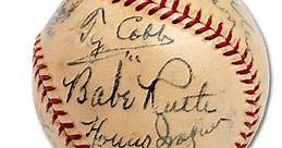 What’s the most valuable autographed baseball?