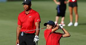 El hijo de Tiger Woods encandila al mundo con su prodigioso swing
