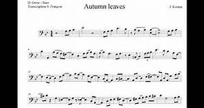Autumn leaves - Drew Gress