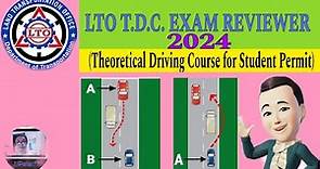 LTO TDC EXAM REVIEWER 2024 FOR STUDENT PERMIT (TAGALOG)