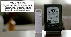 Digital Weather Forecaster with Indoor/Outdoor Temperature Product Features