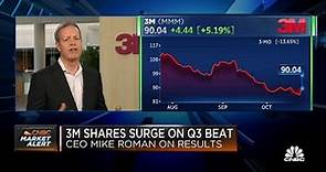 3M CEO Mike Roman breaks down Q3 earnings beat: We're executing well and delivering results
