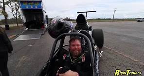 Scott Taylor testing for Top Dragster