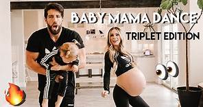 TRIPLET BABY MAMA DANCE!!! GOING INTO LABOR WITH TRIPLETS. 32 WEEKS PREGNANT!