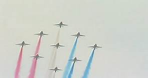 Royal Air Force perform impressive jubilee flyby