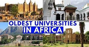 Top 10 Oldest Universities in Africa