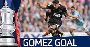 JORDI GOMEZ PENALTY: Manchester City vs Wigan Athletic FA Cup Sixth Round
