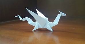 Origami Easy Dragon - How To Make a paper dragon