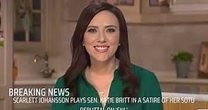 Scarlett Johansson plays Sen. Katie Britt in a satire of her SOTU rebuttal on ‘SNL’