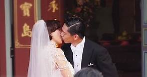 志玲姐姐與老公AKIRA婚禮現場激吻